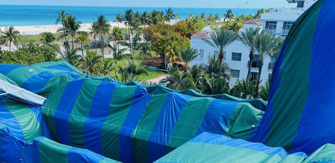 Termite Tenting Versace Mansion Miami, FL