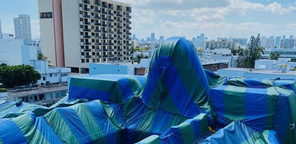 Termite Tenting Versace Mansion Miami, FL
