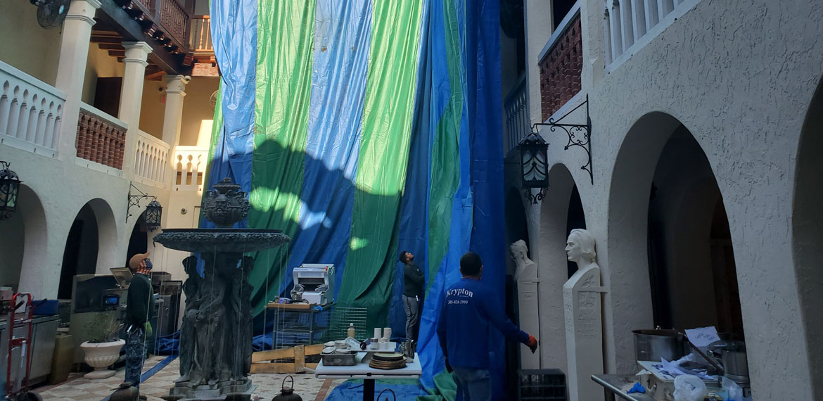 Termite Tenting Versace Mansion Miami, FL