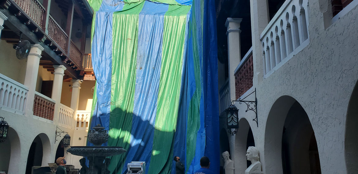 Termite Tenting Versace Mansion Miami, FL